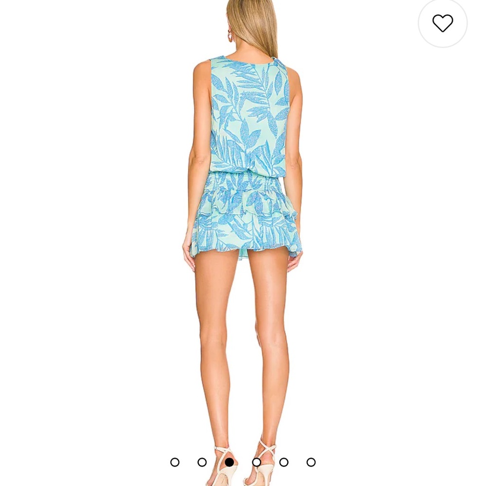 Amanda Richard gorgeous turquoise and green dress